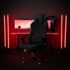 Arozzi Soft Fabric/Metal/Aluminium | Gaming Chair | Vernazza Soft Fabric | Pure Black