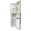 Candy Refrigerator | CNCQ4T620CX | Energy efficiency class C | Free standing | Combi | Height 205 cm | No Frost system | Fridge net capacity 289 L | Freezer net capacity 120 L | Display | 35 dB | Inox