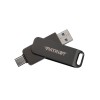 Flashdrive PATRIOT Rage R550 1TB 100 MB/S USB A+C Swivel Design (PE1TR550DSAD) Black