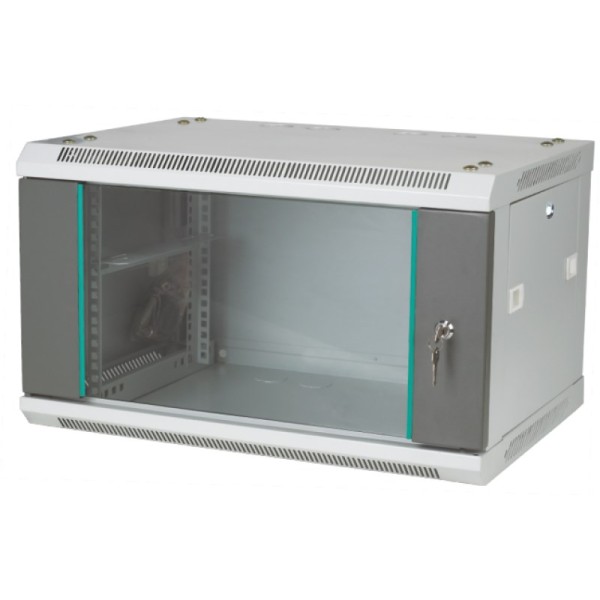 Q-LANTEC 19" 6U 600x450 wall-mounted rack, ...