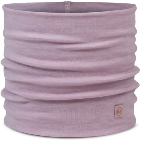 Bandana BUFF MERINO HEAVYWEIGHT NECK WARMER SOLID LILAC SAND