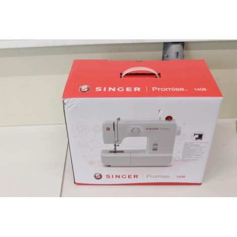 SALE OUT. | Singer | Sewing Machine | Promise 1408 | Number of stitches 8 | Number of buttonholes 1 | White | DAMAGED PACKAGING