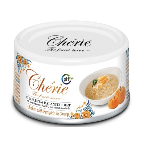 CHERIE Chicken with pumpkin - wet cat food - 80g