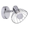 Activejet GIZEL single ceiling wall lamp chrome E14 spotlight for living room