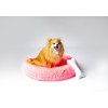 GO GIFT Shaggy pink L - pet bed - 66 x 66 x 10 cm