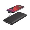 Belkin | BOOST CHARGE Plus Power Bank | 10000 mAh | Integrated LTG and USB-C cables | Black