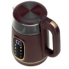 Adler Kettle with LED Display | AD 1305 | Electric | 2200 W | 1.7 L | Plastic | 360° rotational base | Burgundy
