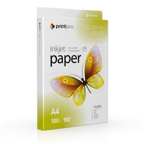 ColorWay PrintPro Matte Photo Paper, 190g/m, A4, 100pcs.