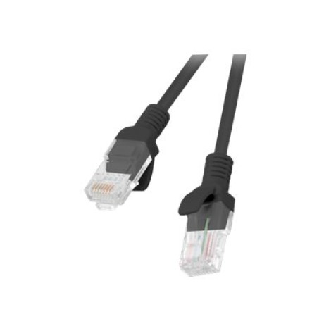 Lanberg Patchcord CAT.6 UTP fluke passed | PCU6-10CC-0025-BK | 0.25 m