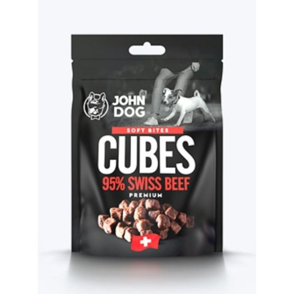 JOHN DOG Soft Bites Cubes Beef ...