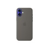 Apple iPhone 16 Plus Silicone Case with MagSafe - Stone Gray | Apple