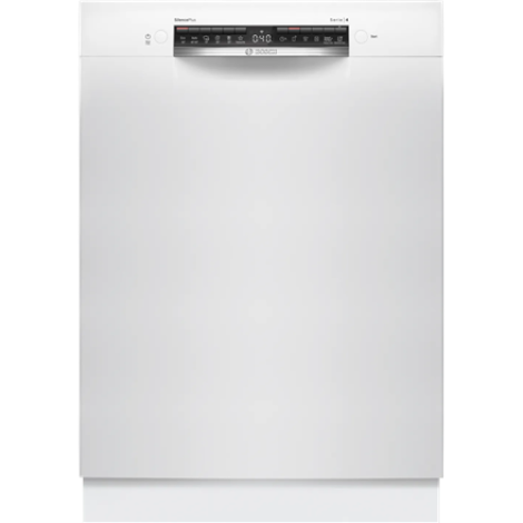 Dishwasher | SMU4HAW01S | Built-under | Width 60 cm | Number of place settings 13 | Number of programs 6 | Energy efficiency class D | Display | AquaStop function | White