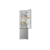 LG GBBS322CPY Refrigerator, C, Free-standing, Combi, Height 2.03 m, Net fridge 262 L, Net freezer 113 L, Silver
