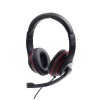 HEADSET STEREO BLACK/MHS-03-BKRD GEMBIRD