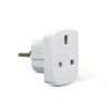 POWER ADAPTER AC UK TO EU/A-AC-UKEU-001 GEMBIRD