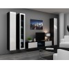 Cama Full cabinet VIGO '180' 180/40/30 white/black gloss