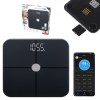 Adler Smart Bathroom Scale | AD 8187 | Maximum weight (capacity) 180 kg | Accuracy 100 g | Body Mass Index (BMI) measuring | Black