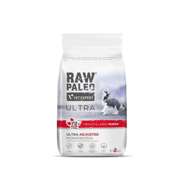 RAW PALEO Ultra Medium&Large Puppy Beef ...