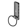 Goobay 76565 Slim 4-Port USB-Hub, USB-C™ auf USB-C™, 10 Gbit/s, Grey