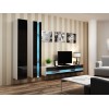 Cama TV stand VIGO NEW 30/140/40 white/black gloss