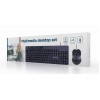 Gembird KBS-UM-04 keyboard Mouse included Universal USB QWERTY US English Black