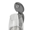 Adler | Kettle | AD 1286 | Standard | 2200 W | 2 L | Plastic/Glass | 360° rotational base | Grey/ transparent