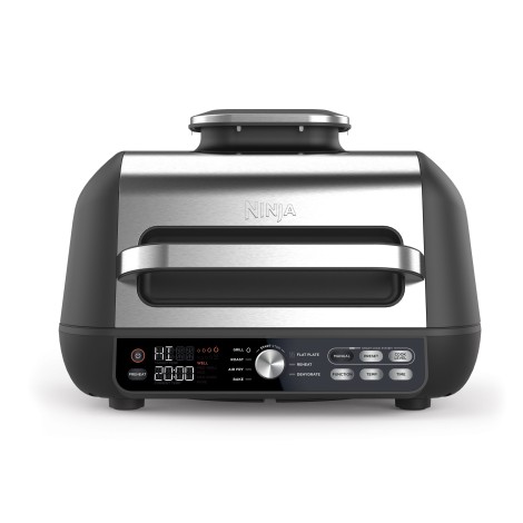 NINJA | Foodi MAX Pro Health Grill, Flat Plate and Air Fryer | AG651EU | Capacity 3.8 L | Black