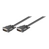 Goobay | Black | DVI-D male Dual-Link (24+1 pin) | DVI-D male Dual-Link (24+1 pin) | DVI to DVI | 1.8 m