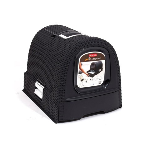 CURVER cat litter box - black