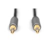 Digitus | AUX Audio Cable Stereo | DB-510110-018-S | 3.5 mm jack to 3.5 mm jack 3.5mm stereo plug | 3.5mm stereo plug