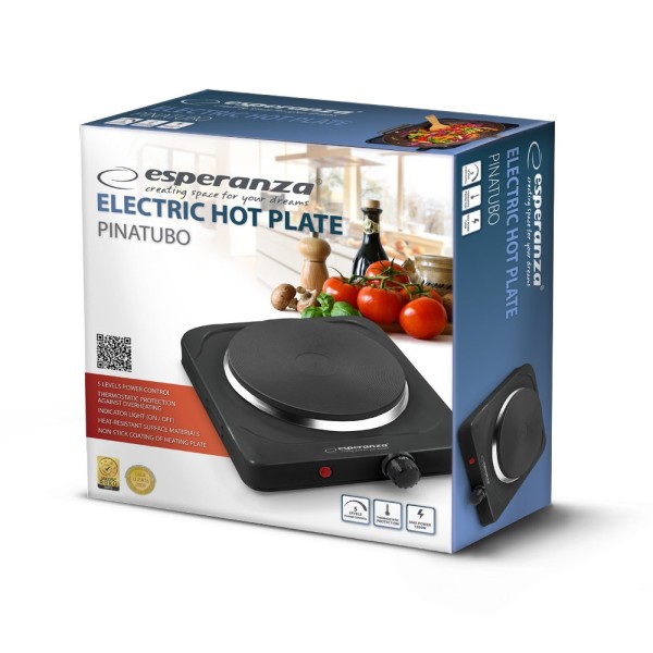 Esperanza EKH003K Black electric stove