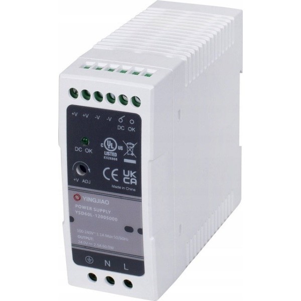 Yingjiao DIN power supply YSL60L 124V ...