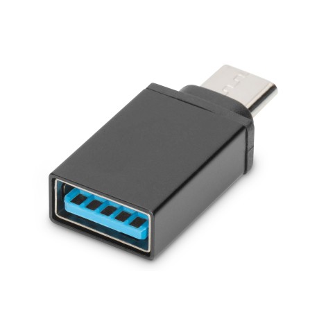 Digitus | USB Type-C adapter, type C to A M/F, 3A, 5GB, 3.0 Version | AK-300506-000-S | Plug USB C | Jack USB A