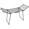 AMALFI foldable laundry drying rack, black