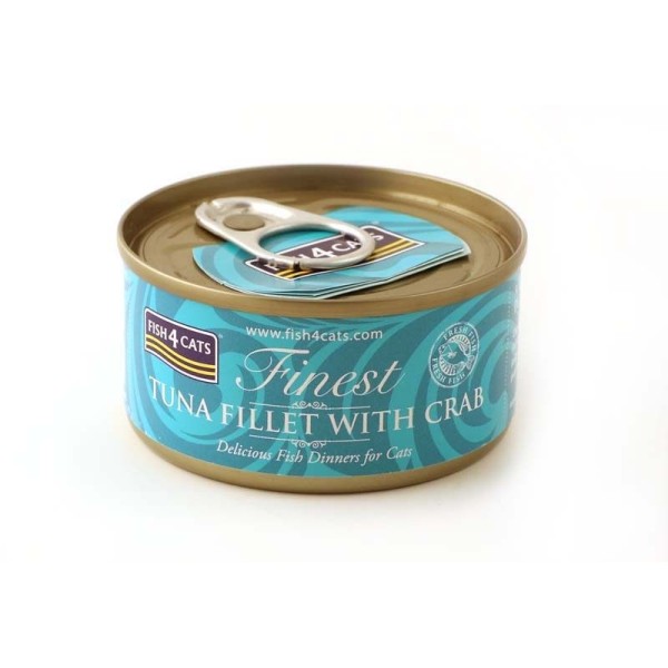 FISH4CATS Tuna fillet with crab - ...
