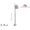 Maclean MC-504A S Adjustable Ceiling Bracket 23"-42" 30kg