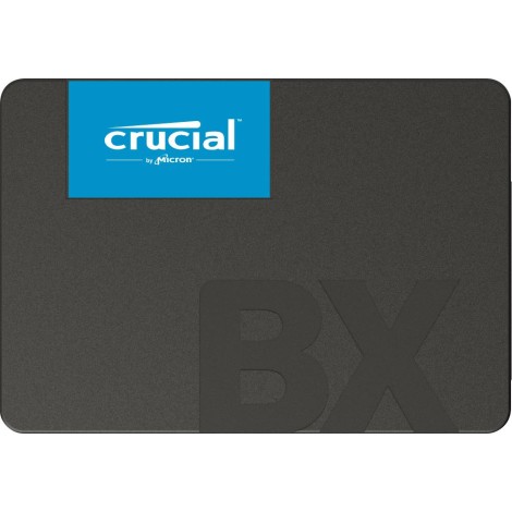 SSD|CRUCIAL|BX500|2TB|SATA 3.0|Write speed 500 MBytes/sec|Read speed 540 MBytes/sec|2,5