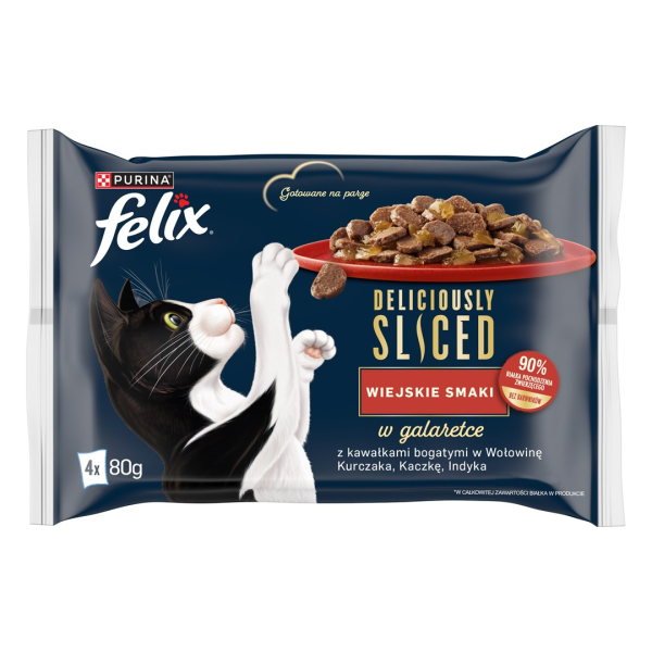 FELIX Deliciously Sliced - wet cat ...