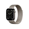 Apple Watch Series 11 GPS + Cellular 42mm Natural Titanium Case with Natural Milanese Loop