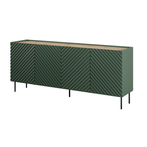 4D2SZ ONDA chest of drawers 200x45xH85 green