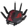 WiFi 7 Tri-band Gaming Router | ROG Rapture GT-BE19000 | 802.11ax | 10/100/1000 Mbit/s | Ethernet LAN (RJ-45) ports 1 | Mesh Support Yes | MU-MiMO Yes | 4G/5G | Antenna type External