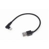 CABLE USB2 TO USB-C ANGLED/CC-USB2-AMCML-0.2M GEMBIRD