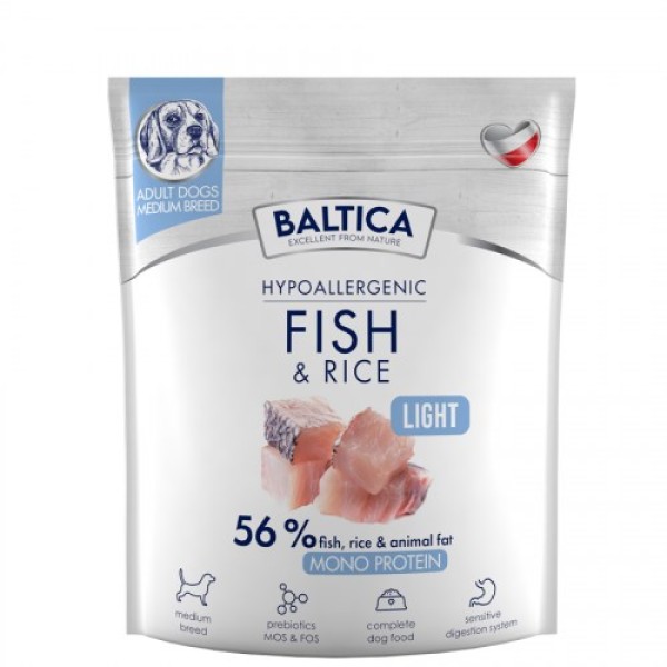 BALTICA NUTRACEUTIC Hypoallergenic Fish & Rice ...