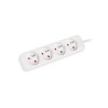 Lanberg Cable Power Strip 4X French Outlets Quality-Grade Copper, 1.5 m | PS0-04E-0150-W
