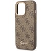 GUESS Hardcase 4G Vintage Gold Logo GUHCP14XHG4SHW Back Cover Apple  iPhone 14 Pro Max Brown