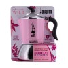 Bialetti 6586 Moka pot 0.15 L Black, Pink, Silver
