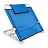 Back support for bed Blue