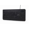 KEYBOARD MULTIMEDIA USB ENG/BLACK KB-UML-03 GEMBIRD