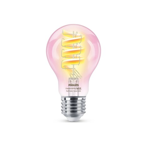 Philips Smart WiFi Filament Clear RGB | E27 | 6.3 W | Full colour