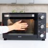 MPM MPE-14/T - Electric Oven with Thermo-circulation System, black